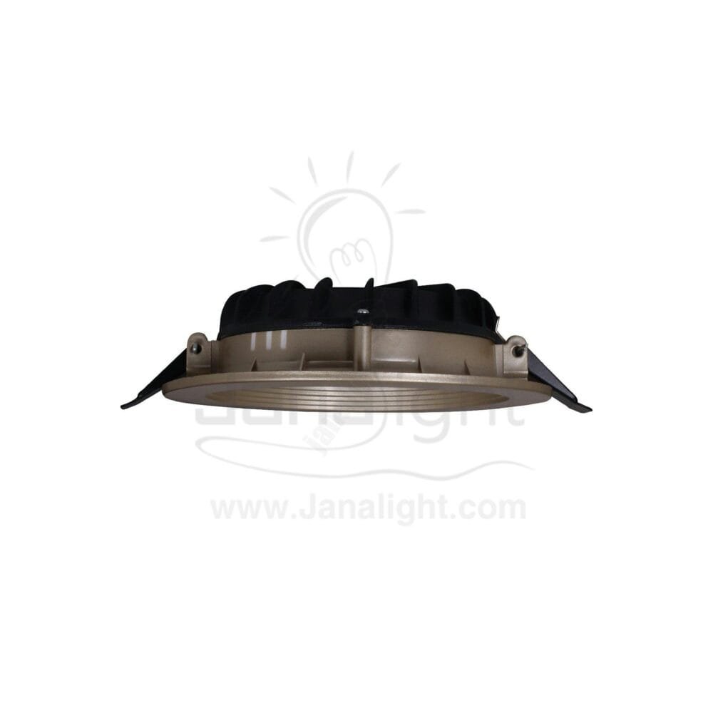 كشاف 15 وات كومبكت وورم حلق شمباني جنى لايت plastic warm compact 15 watt downlight